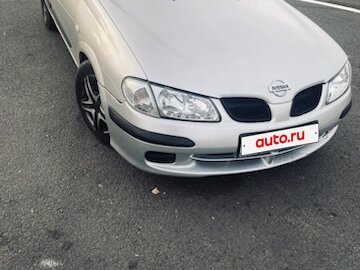 2001 Nissan Almera II (N16), серебристый, 110000 рублей, вид 2