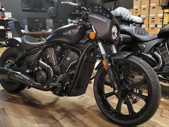 2024 Indian Scout, чёрный, 1890000 рублей
