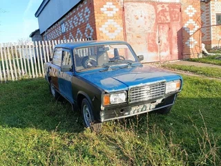 2000 Lada (ВАЗ) 2107, синий, 45000 рублей, вид 2