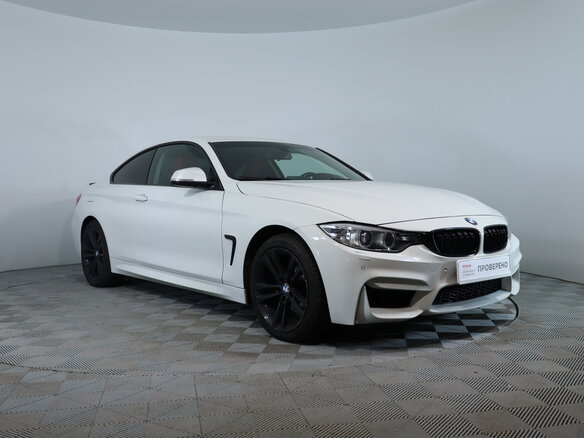 2015 BMW 4 серии 420i xDrive F32/F33/F36, белый, 2100000 рублей - вид 2