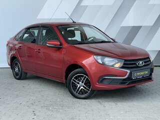 2022 Lada (ВАЗ) Granta Euro-2 I Рестайлинг, красный, 588000 рублей, вид 3