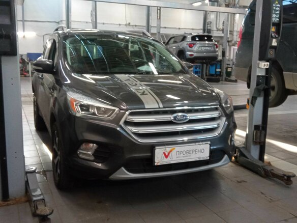 2017 Ford Kuga II Рестайлинг, серый, 1699000 рублей - вид 1