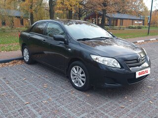 2008 Toyota Corolla X (E140, E150), чёрный, 735000 рублей, вид 4