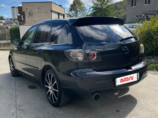 2008 Mazda 3 I (BK) Рестайлинг, чёрный, 465000 рублей, вид 4
