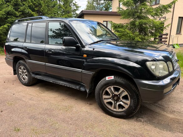 2004 Lexus LX 470 II Рестайлинг, чёрный, 1500000 рублей - вид 2