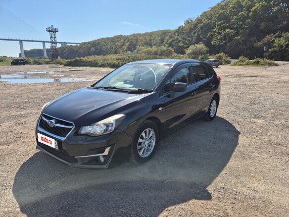 2015 Subaru Impreza IV Рестайлинг, чёрный, 820000 рублей