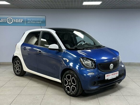 2016 Smart Forfour II, синий, 1030000 рублей - вид 2