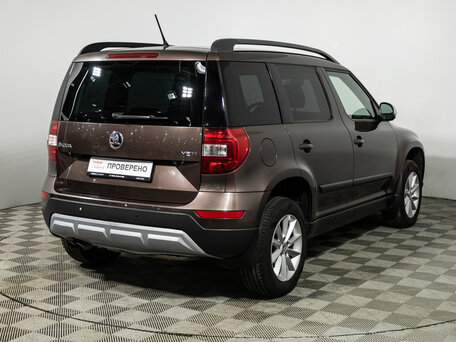 2014 Skoda Yeti I Рестайлинг, коричневый, 1029700 рублей, вид 5