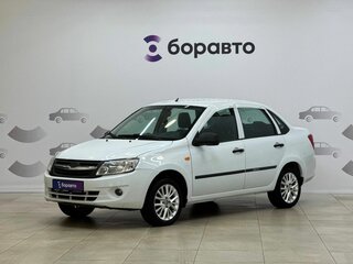 2013 Lada (ВАЗ) Granta I, белый, 499000 рублей, вид 1