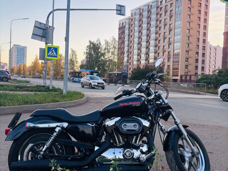 2015 Harley-Davidson Sportster 1200, чёрный, 750000 рублей, вид 4