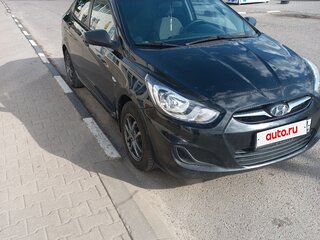 2012 Hyundai Solaris I, чёрный, 550000 рублей, вид 1