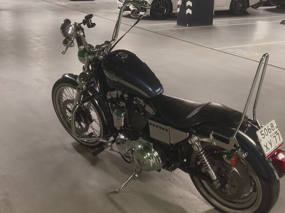 2003 Harley-Davidson XL1200, синий, 850000 рублей - вид 10