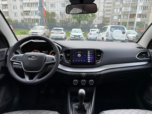 2024 Lada (ВАЗ) Vesta I Рестайлинг (NG), чёрный - вид 15
