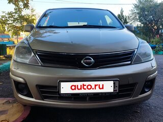 2012 Nissan Tiida I Рестайлинг, бежевый, 865000 рублей, вид 3