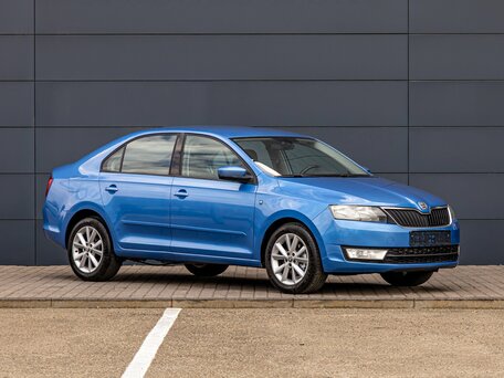 2016 Skoda Rapid I, синий, 1195000 рублей, вид 3