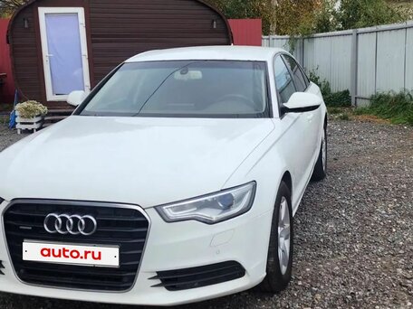 2011 Audi A6 IV (C7), белый, 950000 рублей, вид 1