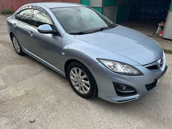 2011 Mazda 6 II (GH) Рестайлинг, голубой, 1600000 рублей - вид 1