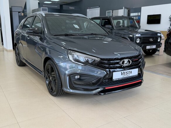 2026 Lada (ВАЗ) Vesta SW Sport I Рестайлинг (NG), серый, 2582000 рублей - вид 1