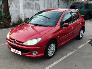 2006 Peugeot 206, красный, 400000 рублей, вид 3