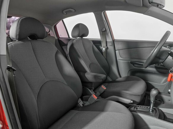 2010 Kia Rio II Рестайлинг, красный - вид 12