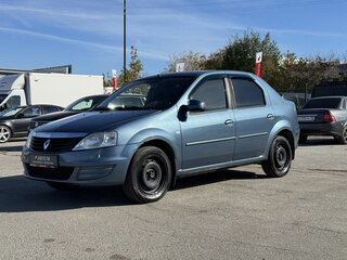 2010 Renault Logan I Рестайлинг, синий, 549000 рублей, вид 2