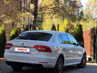 2014 Skoda Superb DSG II Рестайлинг, белый, 1350000 рублей, вид 3
