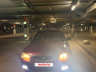 2006 Hyundai Accent ТагАЗ II, красный, 425000 рублей, вид 2