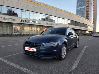 2015 Audi A3 III (8V), синий, 1300000 рублей, вид 4