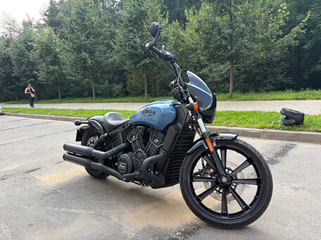 2023 Indian Scout, голубой, 1400000 рублей, вид 2