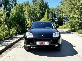 2005 Porsche Cayenne I (955), чёрный, 1350000 рублей, вид 1