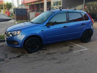 2018 Lada (ВАЗ) Granta I Рестайлинг, синий, 600000 рублей, вид 3