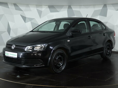 2014 Volkswagen Polo V, чёрный, 689000 рублей, вид 1