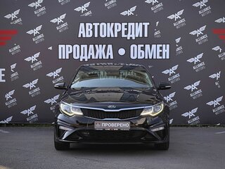 2019 Kia Optima IV Рестайлинг, чёрный, 1629000 рублей, вид 2
