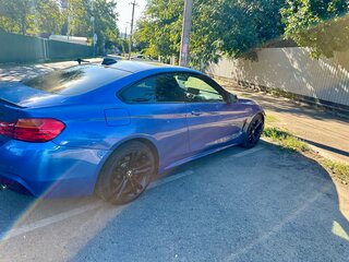 2014 BMW 4 серии 420d xDrive F32/F33/F36, синий, 2140000 рублей, вид 4
