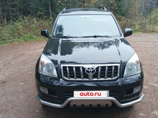 2005 Toyota Land Cruiser Prado 5-speed 120 Series, чёрный, 1650000 рублей, вид 1