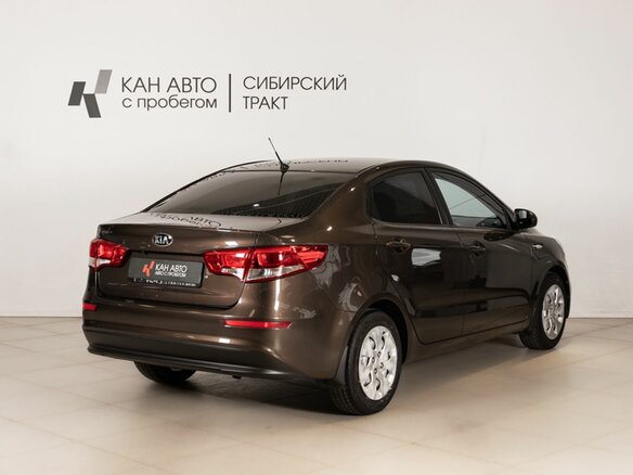 2015 Kia Rio III Рестайлинг, коричневый - вид 2