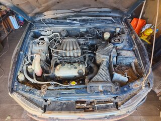 2001 Mitsubishi Galant VIII Рестайлинг, синий, 110000 рублей, вид 5