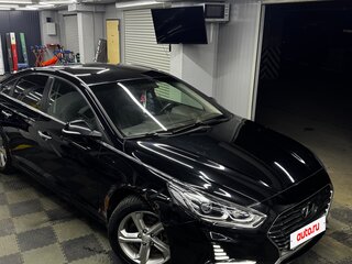 2018 Hyundai Sonata VII (LF) Рестайлинг, чёрный, 1050000 рублей, вид 2