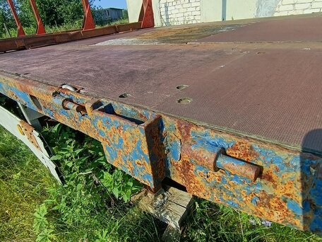 2002 Fruehauf Полуприцеп-бортовой, синий, 330000 рублей, вид 2