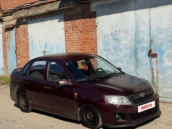 2012 Lada (ВАЗ) Granta I, пурпурный, 250000 рублей - вид 7