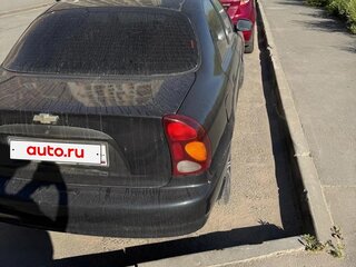 2008 Chevrolet Lanos I, чёрный, 130000 рублей, вид 3