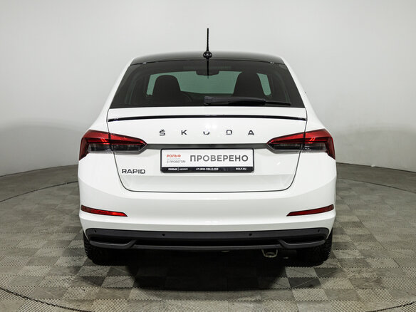 2021 Skoda Rapid II, белый, 1779700 рублей - вид 5