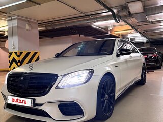 2016 Mercedes-Benz S-Класс AMG 63 AMG Long III (W222, C217), белый, 4950000 рублей, вид 1