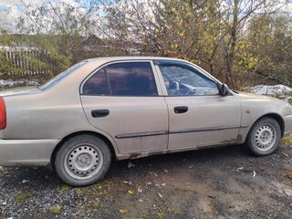 2005 Hyundai Accent ТагАЗ II, бежевый, 250000 рублей, вид 2