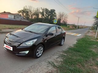 2016 Hyundai Solaris I Рестайлинг, чёрный, 950000 рублей, вид 3