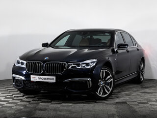 2017 BMW 7 серии Long 750Li xDrive VI (G11/G12), чёрный, 2499000 рублей, вид 1