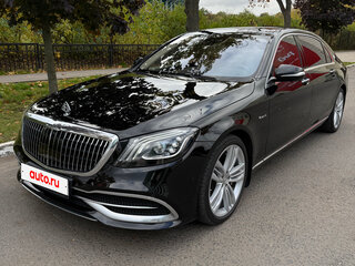 2017 Mercedes-Benz Maybach S-Класс 450 I (X222) Рестайлинг, чёрный, 5000000 рублей, вид 1