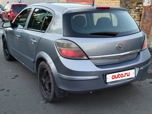 2007 Opel Astra H Рестайлинг, серый - вид 4