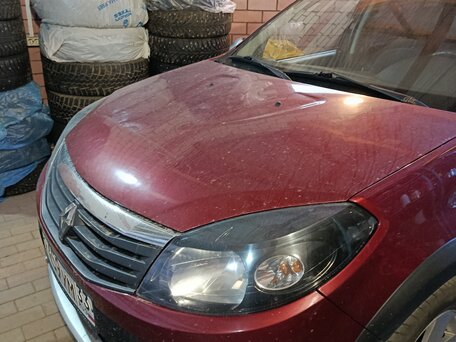 2011 Renault Sandero Stepway I, красный, 340000 рублей, вид 1