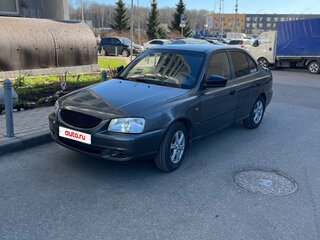 2003 Hyundai Accent II, серый, 435000 рублей, вид 1